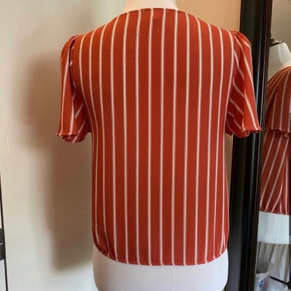 🔴 The Outfit Small Burnt Orange Blouse - Picture 5 of 7